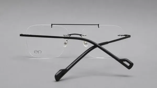 Quick_Style_Black_Metal_Rimless_Clubmaster_Aviator_Eyeglass_Frame_For_Men_Women