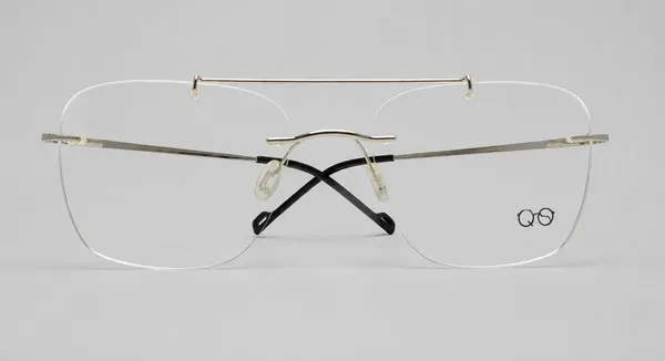 Silver_Metal_Rimless_Clubmaster_Aviator_Eyeglass_Frame_For_Unisex