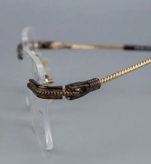 Black_Gold_Metal_Rimless_Rectangle_Eyeglass_Frame_For_Men_Women