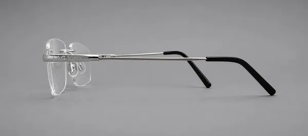 Quick_Style_Silver_Metal_Rimless_Rectangle_Square_Eyeglass_Frame_For_Men_Women