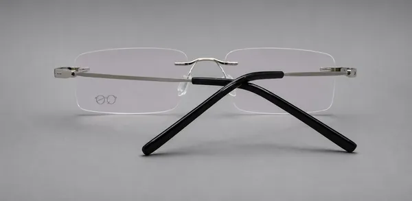 Quick_Style_Silver_Metal_Rimless_Rectangle_Square_Eyeglass_Frame_For_Men_Women