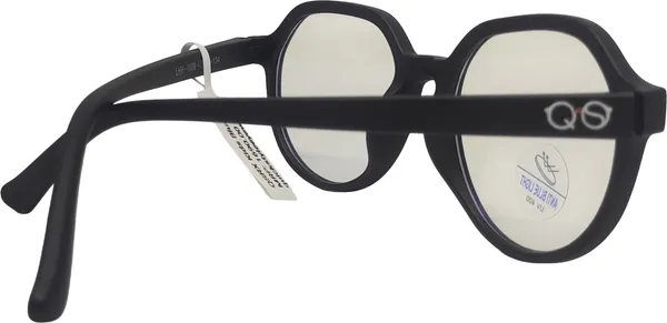 Black_Tr90_Full_Rim_Round_Eyeglass_Frame_For_Unisex_Kids