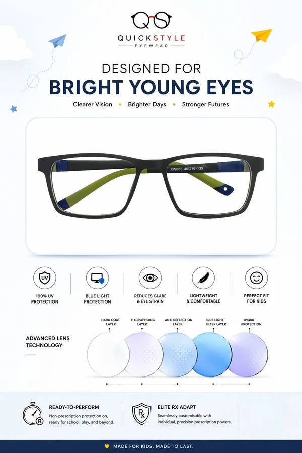Quick_Style_Multicolor_Tr90_Full_Rim_Square_Eyeglass_Frame_For_Unisex_Kids