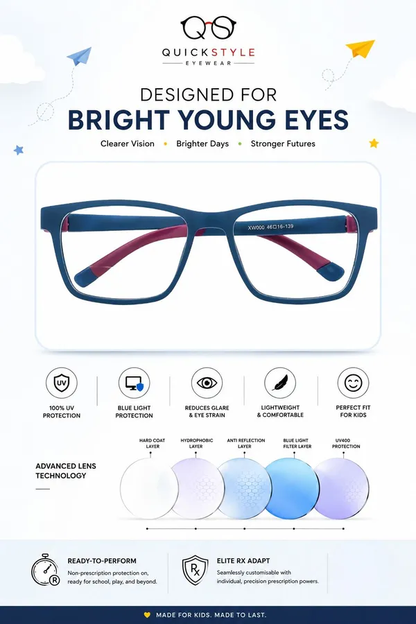 Quick_Style_Green_Tr90_Full_Rim_Rectangle_Square_Eyeglass_Frame_For_Unisex_Kids