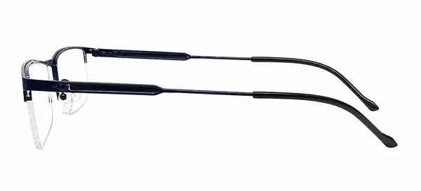 Black_Blue_Metal_Full_Rim_Rectangle_Eyeglass_Frame_For_Unisex