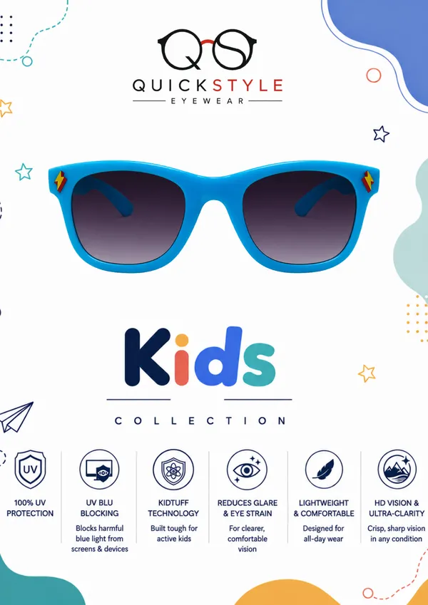 Quickstyle_Sports_Kids'_Polarized_Sunglasses,_White_Frame,_Sport_Green_Accent,_Ages_4-12Y