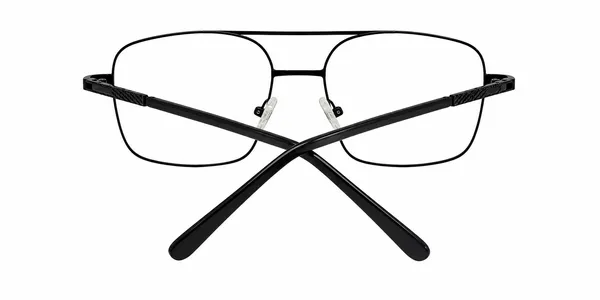 Black_Metal_Rectangular_Eyeglasses_For_Men/Women