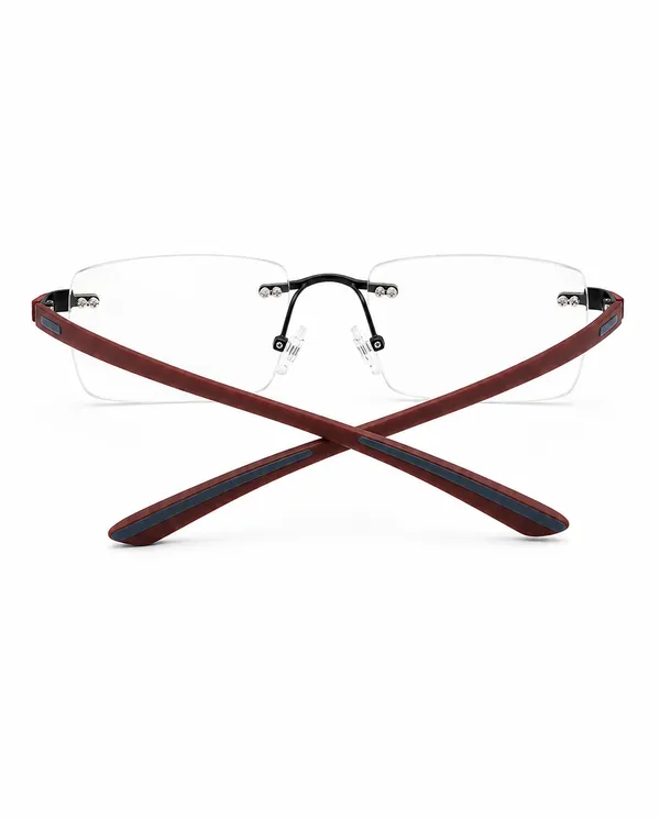 Blue_Metal_Rimless_Rectangle_Eyeglass_Frame_For_Unisex
