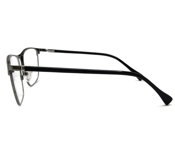 Gun_Metal_Full_Rim_Rectangle_Eyeglass_Frame_For_Unisex