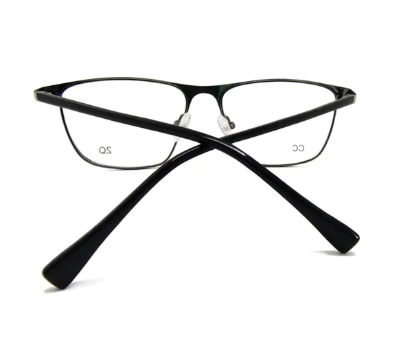 Gun_Metal_Full_Rim_Rectangle_Eyeglass_Frame_For_Unisex