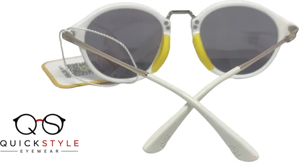 White_Tr_Metal_Round_Mirror_Sunglasses_For_Unisex_Kids