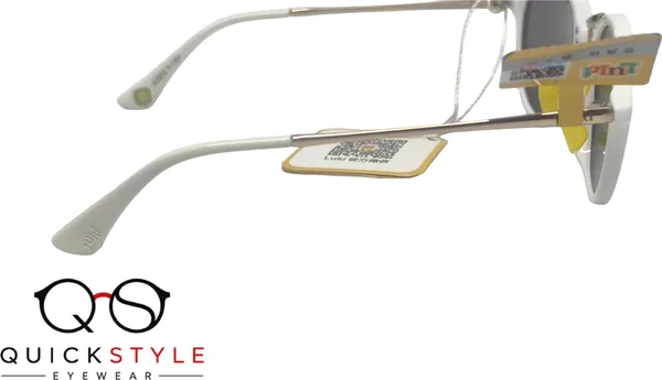 White_Tr_Metal_Round_Mirror_Sunglasses_For_Unisex_Kids
