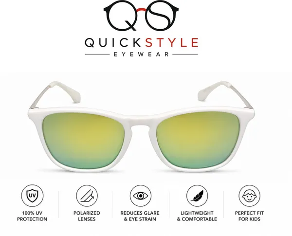 White_Tr_Metal_Square_Mirror_Sunglasses_For_Unisex_Kids