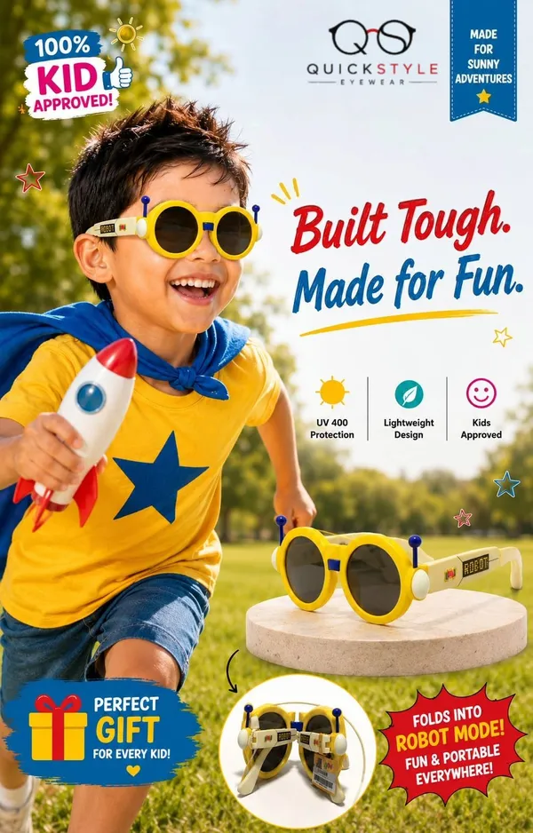 Yellow_Tr90_Round_Robot-Theme_Sunglasses_For_Kids