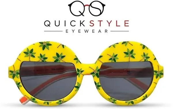 Quick_Style_Yellow_Tr90_Round_Sunglasses_For_Unisex_Kids
