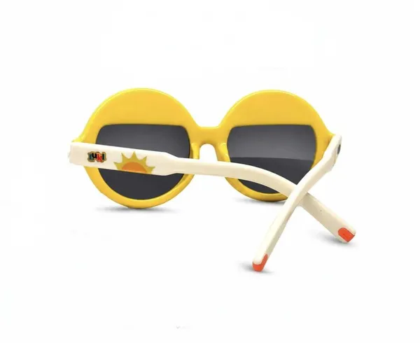 Quick_Style_Yellow_Tr90_Round_Sunglasses_For_Unisex_Kids