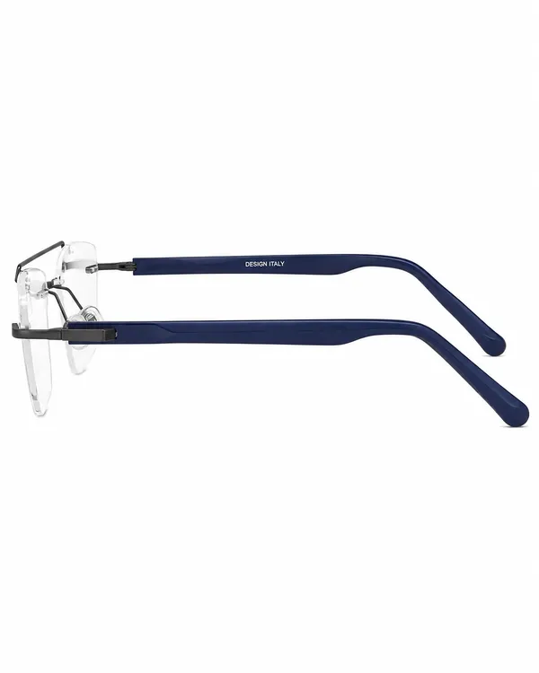 QUICKSTYLE_Rimless_Rectangle_Double_bar_Frame