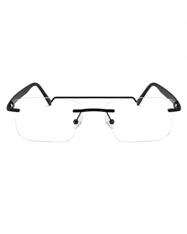 QUICKSTYLE_Rimless_Rectangle_Double_bar_Frame