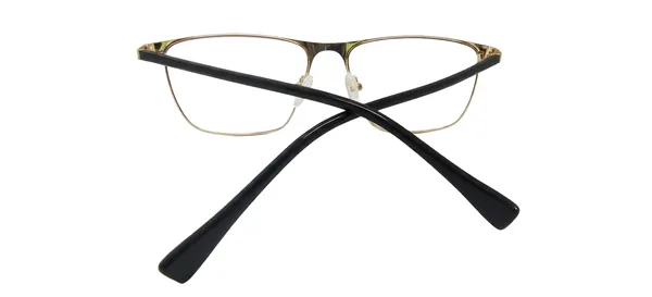 Black_Gold_Metal_Rectangular_Eyeglasses_For_Men/Women