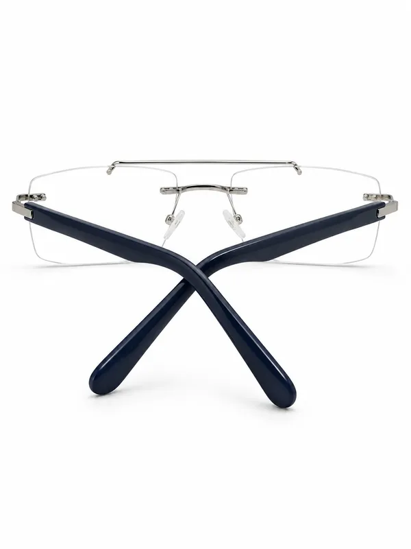 QUICKSTYLE_Rimless_Rectangle_Double_bar_Frame