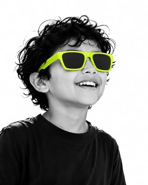 Quick_Style_Eyewear_Kids_Retro_Sunglasses_Oversized_Age_5Y_to_12Y;_UV_Protection;_Bold_&_Stylish_(Neon_Green)