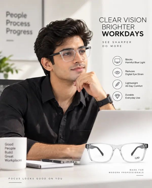 Clear_Black_Acetate_Full_Rim_Rectangle_Eyeglass_Frame_For_Unisex