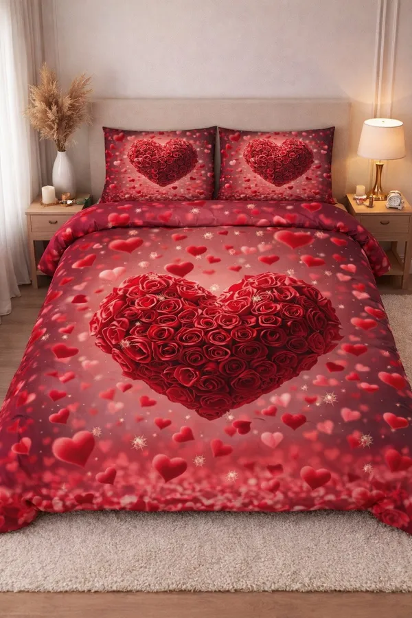 11D_Printed_Glace_Cotton_Romantic_Red_Heart_Print_Bedsheet