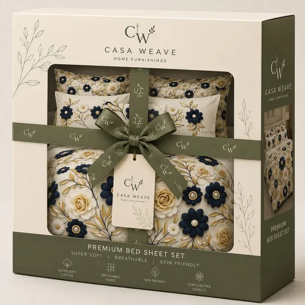 11D_Printed_Glace_Cotton_Floral_Print_Bedsheet_Set