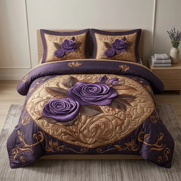11D_Printed_Glace_Cotton_Quilted_Floral_Bedsheet