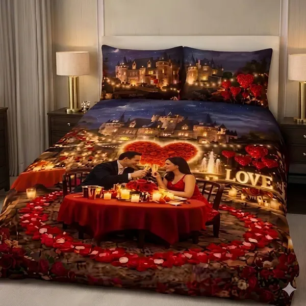 11D_Printed_Glace_Cotton_Romantic_Love_Print_Bedsheet_Set