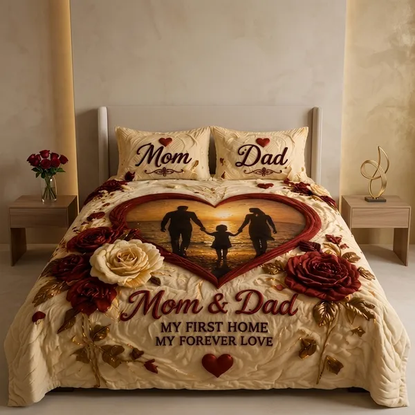 11D_Printed_Glace_Cotton_Mom_And_Dad_Heart_Print_Bedsheet_Set