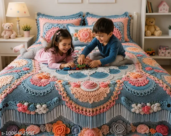 11D_Printed_Glace_Cotton_Bohemian_Crochet_Pastel_Floral_Bedsheet