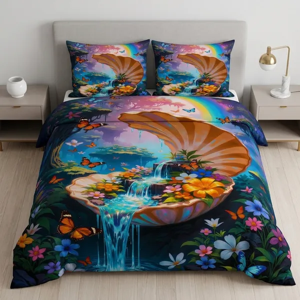 11D_Printed_Glace_Cotton_Floral_Waterfall_Print_Double_Bedsheet