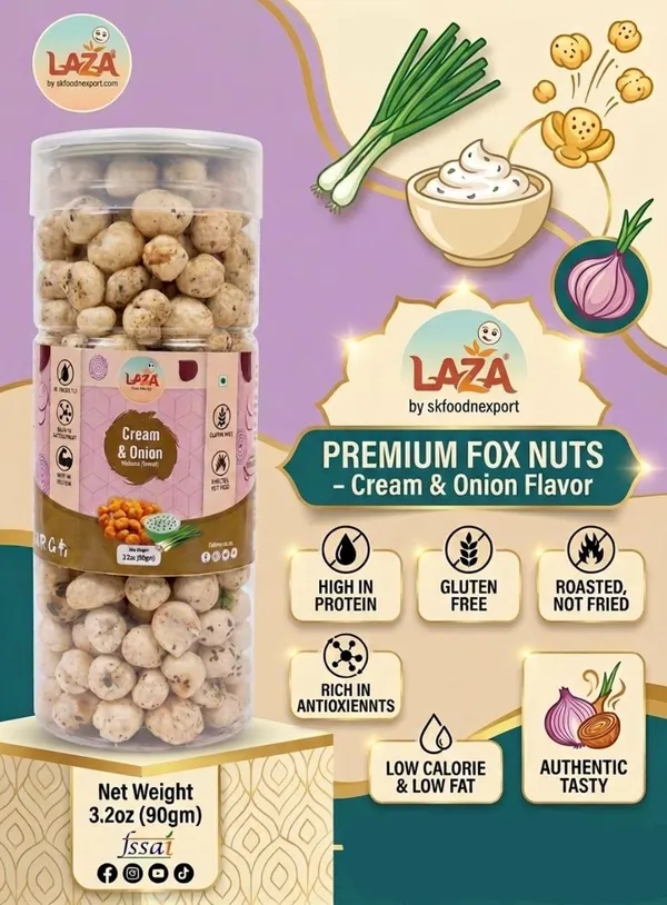 Laza_Cream_And_Onion_Roasted_Makhana_Fox_Nuts_Snack_Pack_Of_2