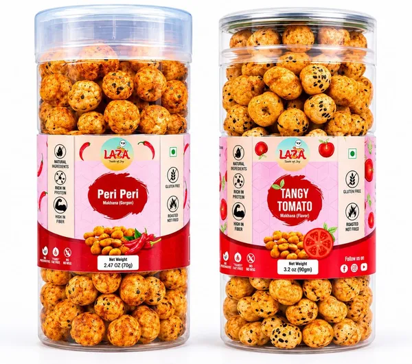 Laza_Peri_Peri_And_Tangy_Tomato_Cream_Roasted_Makhana_Combo_Pack_Of_2