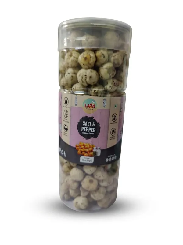Laza_Salt_And_Pepper_Roasted_Makhana_Fox_Nuts_Snack_Pack_Of_2