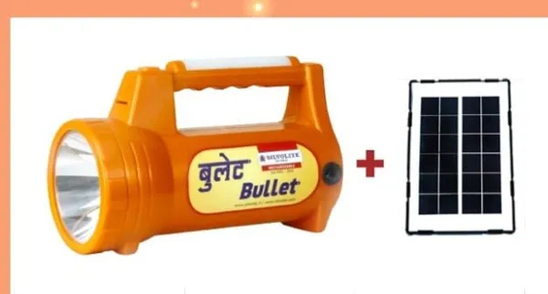 Bullet_Orange_Solar_Torch_With_Solar_Panel