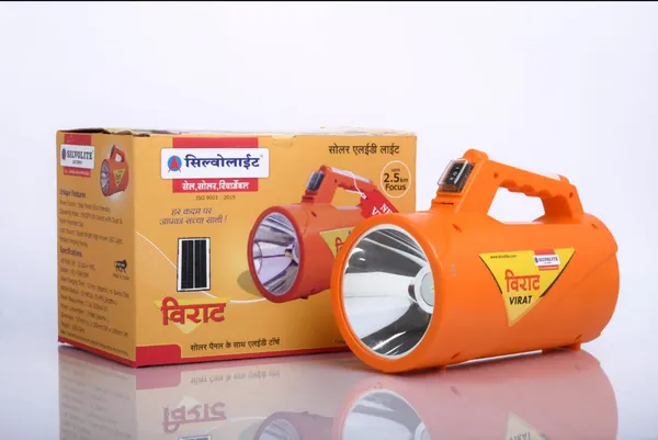 Virat_Orange_Rechargeable_Torch_Light