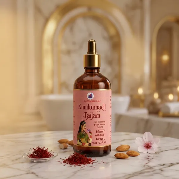15_Ml_Kumkumadi_Tailam_Infused_With_Original_Saffron_Threads