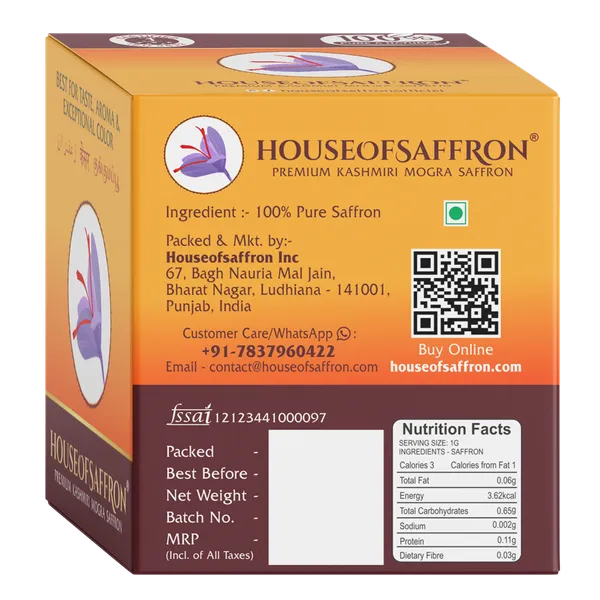 1_Gram_100%_Pure_Kashmir_Saffron_Mogra_ISO3632_Grade_1
