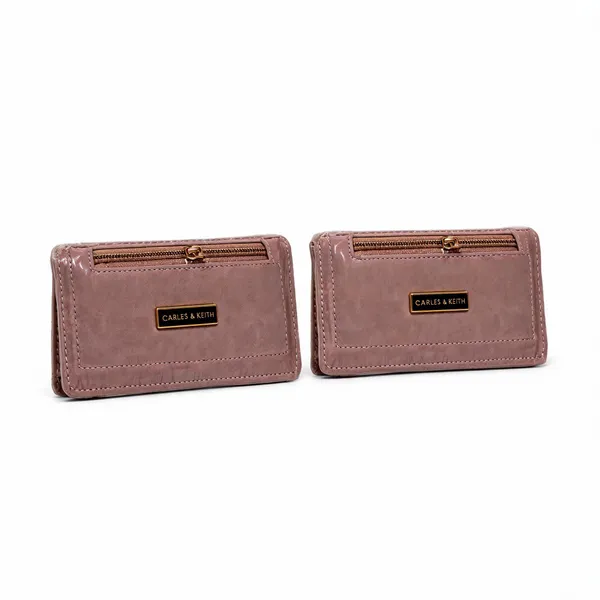 Mauve_Pu_Leather_Zip_Wallet_For_Women_Pack_Of_2