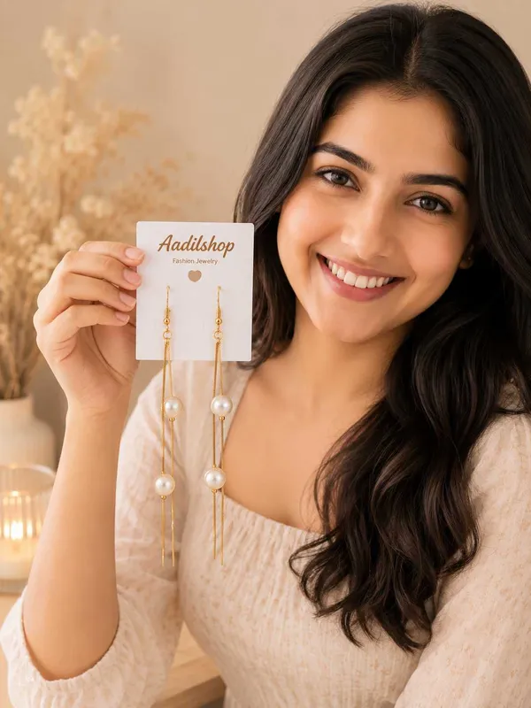 Gold_Alloy_White_Bead_Strand_Dangle_Earrings_For_Women_Pack_Of_2