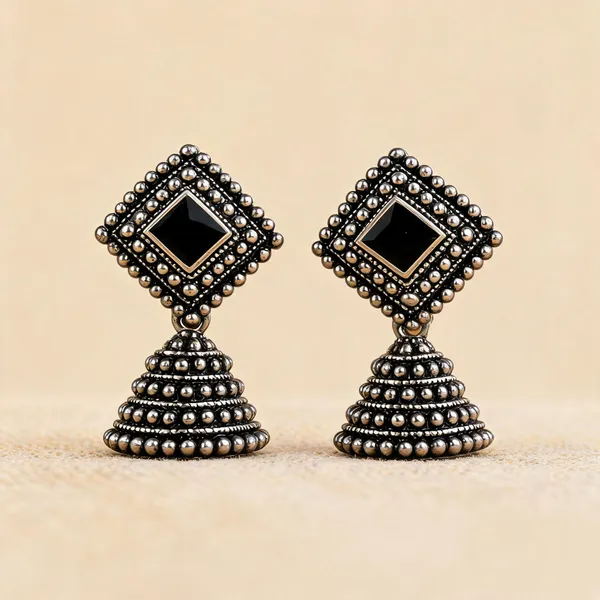 Black_Oxidised_Alloy_Geometric_Square_Jhumka_Earrings_For_Women_Pack_Of_2