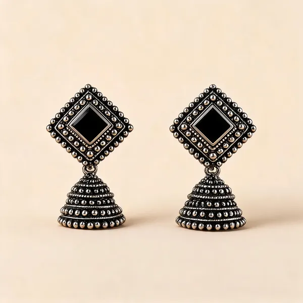 Black_Oxidised_Alloy_Geometric_Square_Jhumka_Earrings_For_Women_Pack_Of_2