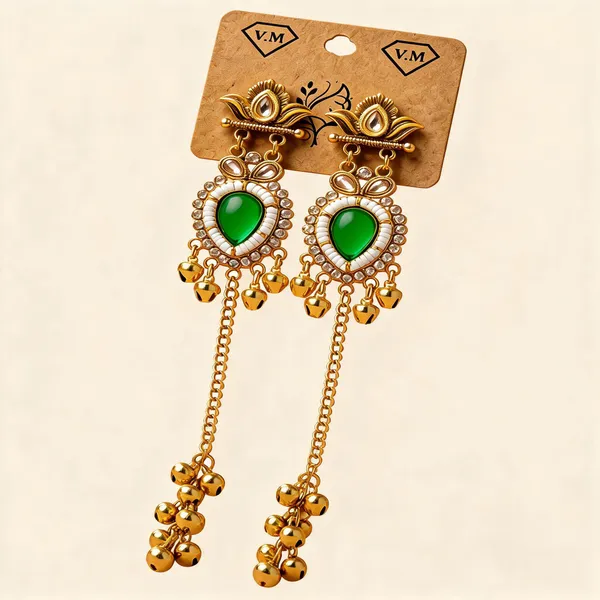 Green_Gold_Tone_Alloy_Teardrop_Stone_Drop_Earrings_For_Women_Pack_Of_2