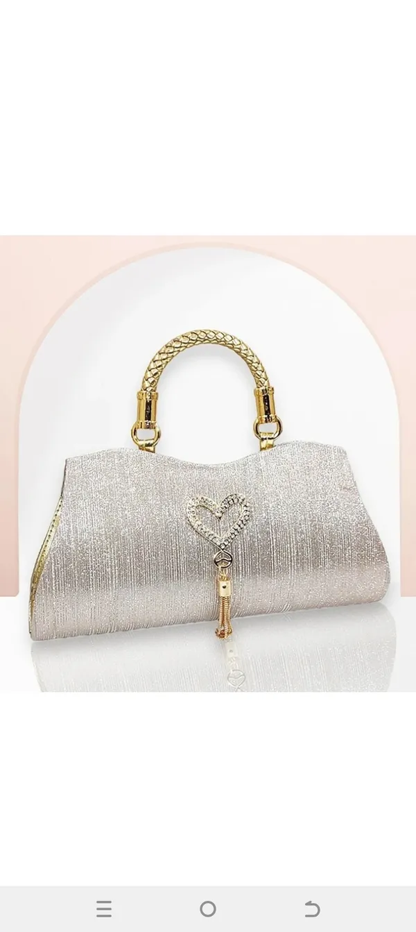 Silver_Glitter_Pu_Leather_Heart_Detail_Handbag_For_Women