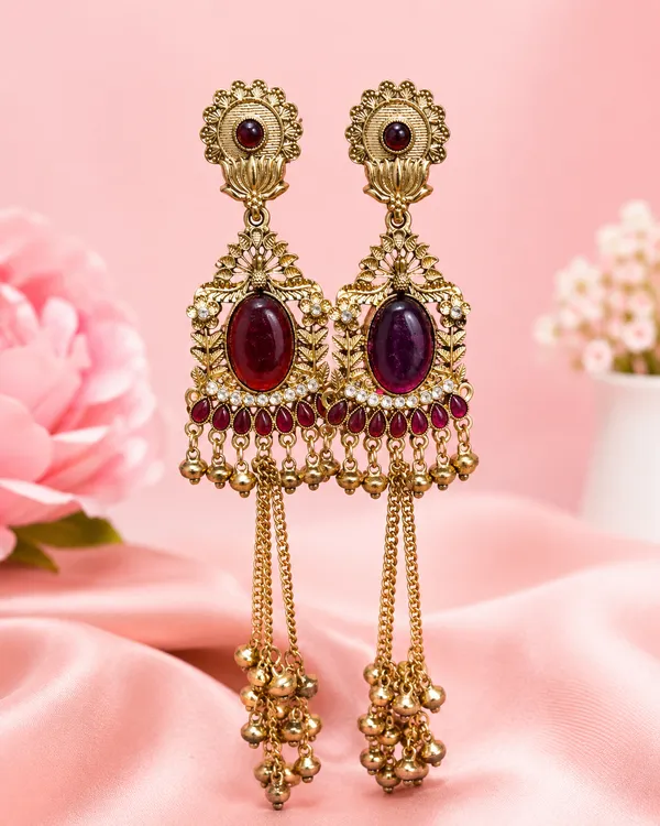 Gold_Alloy_Red_Stone_Studded_Chandelier_Earrings_For_Women