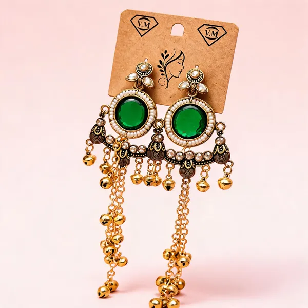 Green_Gold_Tone_Alloy_Round_Stone_Dangle_Earrings_For_Women_Pack_Of_2