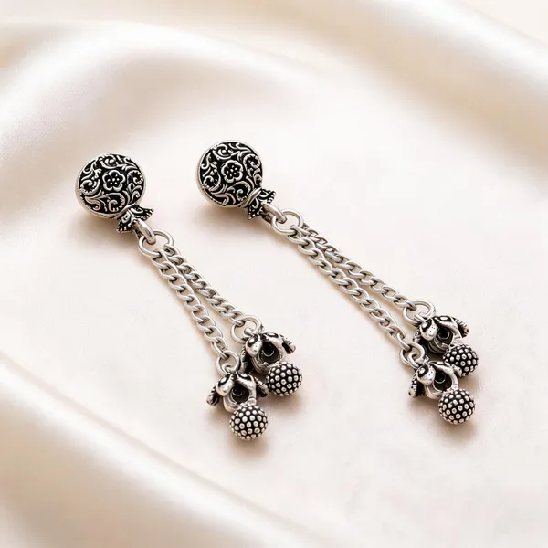 Silver_Oxidized_Alloy_Floral_Long_Drop_Earrings_For_Women_Pack_Of_2