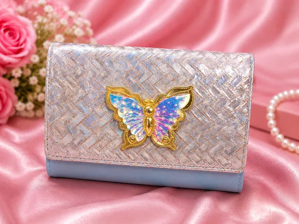 Silver_Pu_Leather_Butterfly_Embellished_Clutch_Bag_For_Women_Pack_Of_2